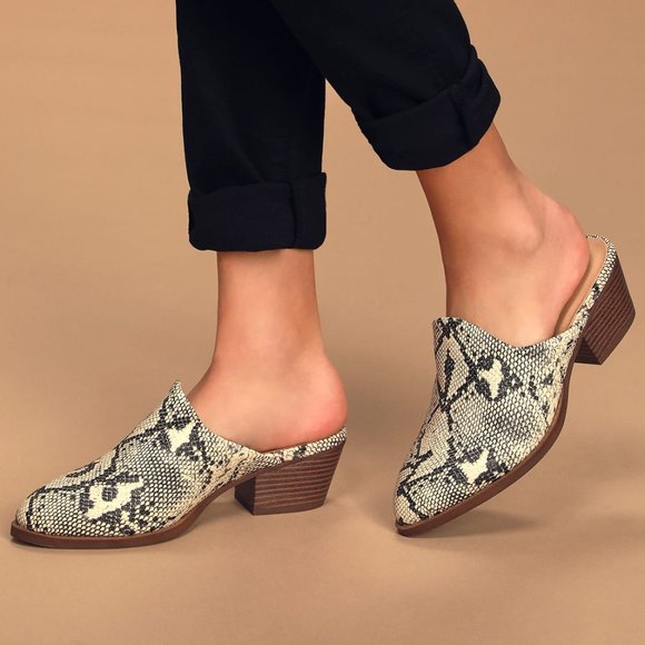 Chinese Laundry Shoes - Chinese Laundry | NWT Catherin Snake Mules